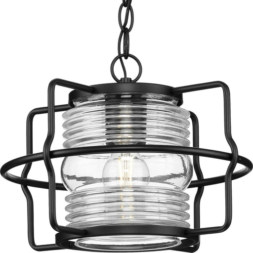 Progress Lighting Keegan Collection One-Light Hanging Lantern Outdoor Fixture Matte Black (P550134-31M)