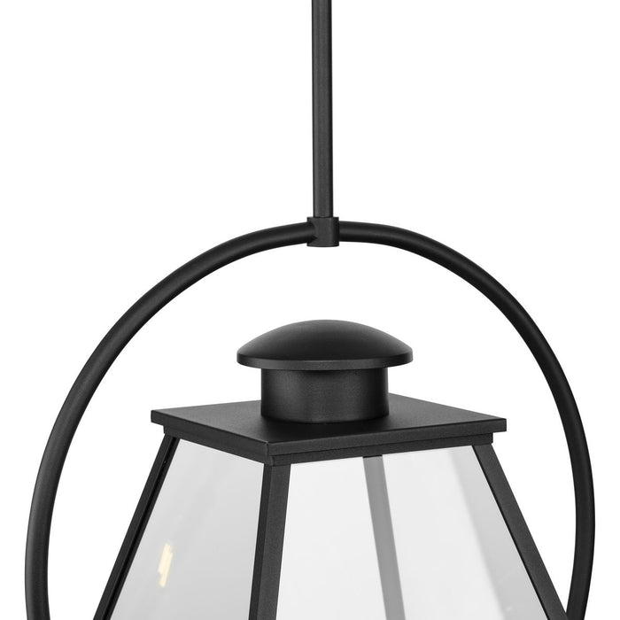 Progress Lighting Bradshaw Collection One-Light Hanging Lantern Outdoor Fixture Black (P550138-031)