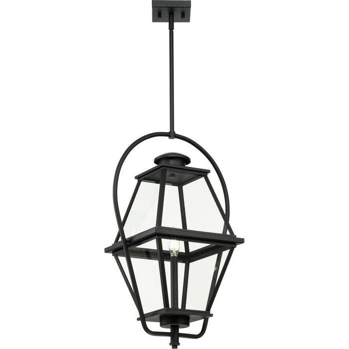 Progress Lighting Bradshaw Collection One-Light Hanging Lantern Outdoor Fixture Black (P550138-031)