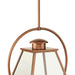 Progress Lighting Bradshaw Collection One-Light Hanging Lantern Outdoor Fixture Antique Copper (Painted) (P550138-169)