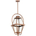 Progress Lighting Bradshaw Collection One-Light Hanging Lantern Outdoor Fixture Antique Copper (Painted) (P550138-169)