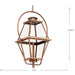 Progress Lighting Bradshaw Collection One-Light Hanging Lantern Outdoor Fixture Antique Copper (Painted) (P550138-169)