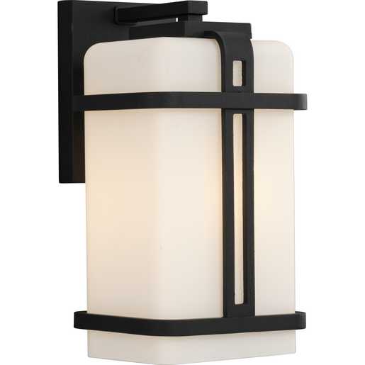 Progress Lighting Ellery Collection One-Light Wall Lantern Outdoor Fixture Black (P560169-031)