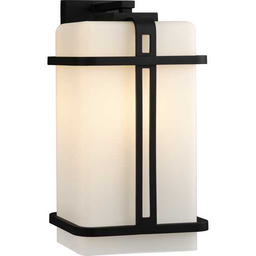 Progress Lighting Ellery Collection One-Light Wall Lantern Outdoor Fixture Black (P560170-031)