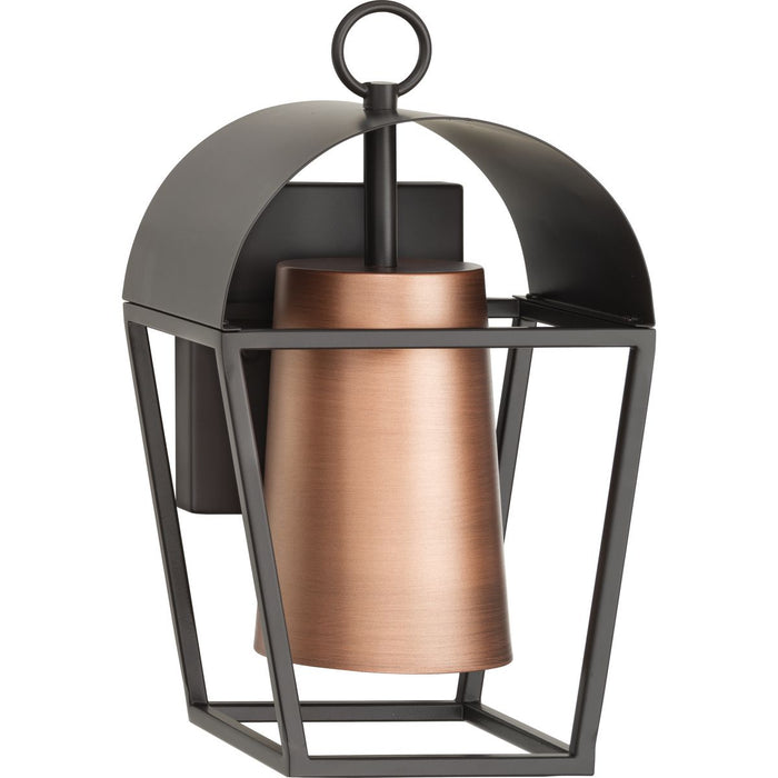 Progress Lighting Hutchence Collection One-Light Wall Lantern Outdoor Fixture Antique Bronze (P560335-020)