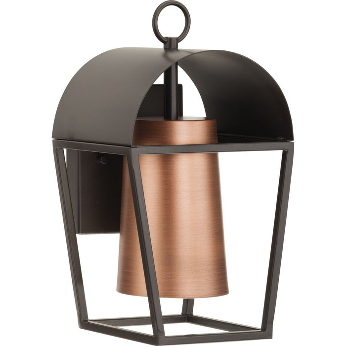 Progress Lighting Hutchence Collection One-Light Wall Lantern Outdoor Fixture Antique Bronze (P560335-020)