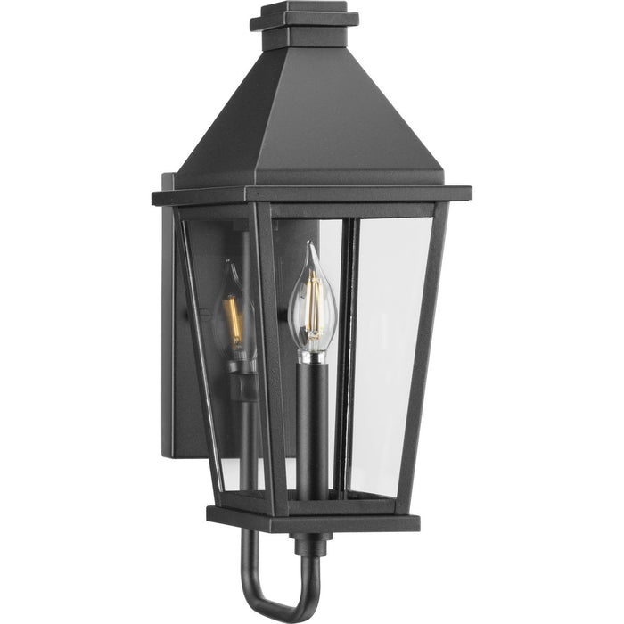 Progress Lighting Richmond Hill Collection One-Light Wall Lantern Outdoor Fixture Black (P560344-031)