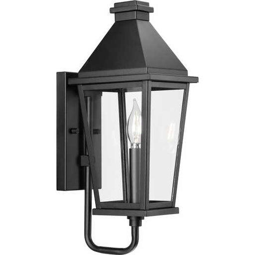 Progress Lighting Richmond Hill Collection One-Light Wall Lantern Outdoor Fixture Black (P560344-031)