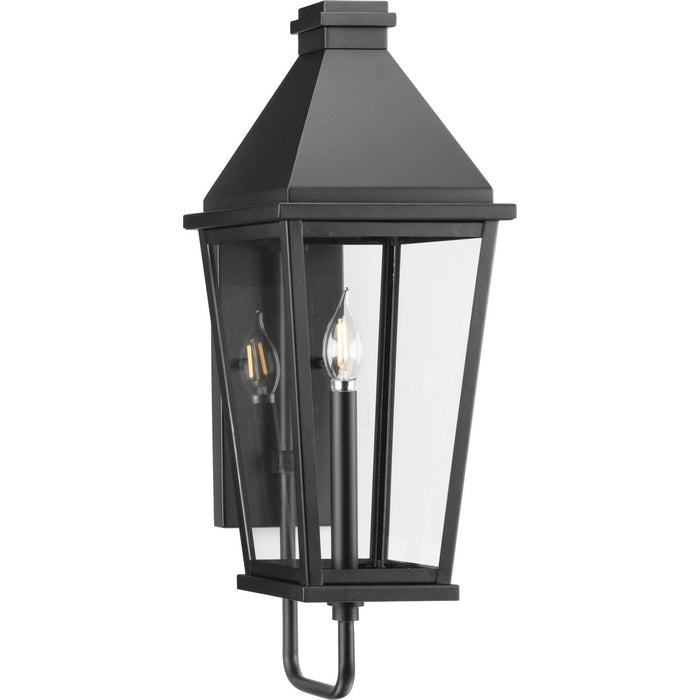 Progress Lighting Richmond Hill Collection One-Light Wall Lantern Outdoor Fixture Black (P560345-031)