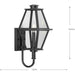 Progress Lighting Bradshaw Collection One-Light Wall Lantern Outdoor Fixture Black (P560347-031)