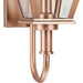 Progress Lighting Bradshaw Collection One-Light Wall Lantern Outdoor Fixture Antique Copper (Painted) (P560347-169)