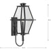Progress Lighting Bradshaw Collection One-Light Wall Lantern Outdoor Fixture Black (P560348-031)