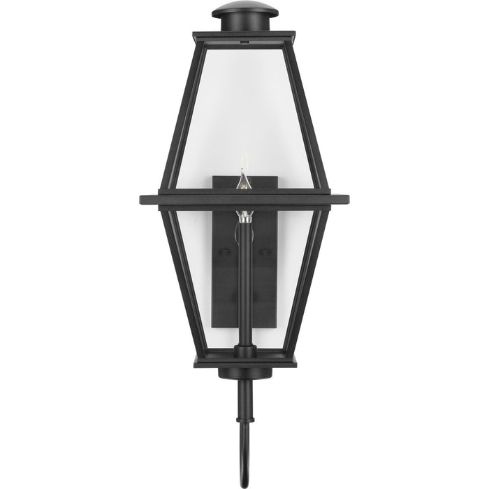 Progress Lighting Bradshaw Collection One-Light Wall Lantern Outdoor Fixture Black (P560349-031)