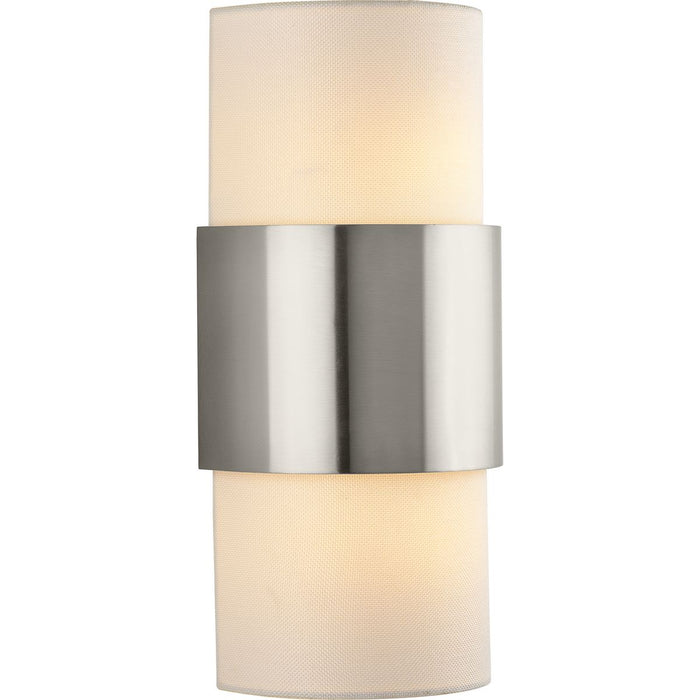 Progress Lighting Silva Collection Two-Light Wall Sconce Brushed Nickel (P710119-009)