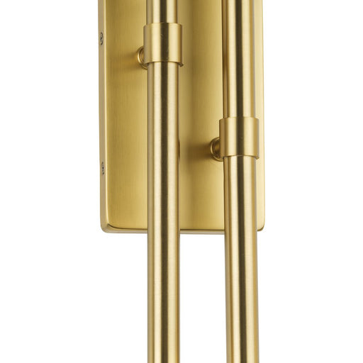 Progress Lighting Arya Collection Four-Light Wall Bracket Fixture Brushed Gold (P710120-191)