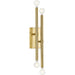 Progress Lighting Arya Collection Four-Light Wall Bracket Fixture Brushed Gold (P710120-191)