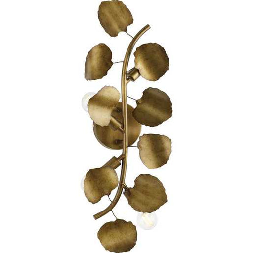 Progress Lighting Laurel Collection Four-Light Wall Bracket Fixture Gold Ombre (P710123-204)