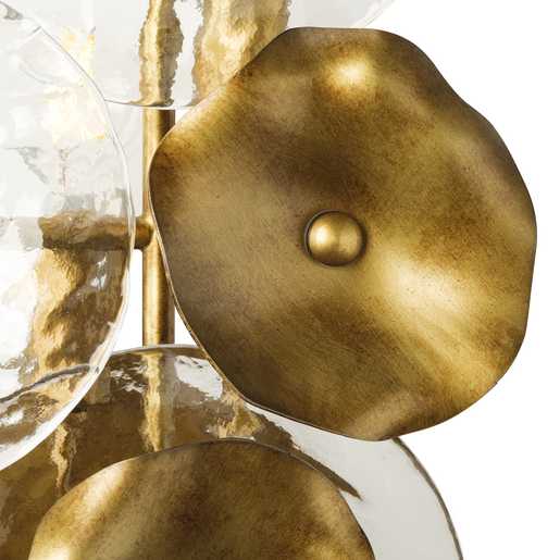 Progress Lighting Loretta Collection Four-Light Wall Sconce Gold Ombre (P710124-204)