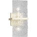 Progress Lighting Chevall Collection Two-Light Wall Sconce Gilded Silver (P710125-176)