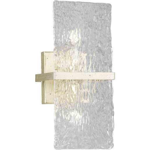 Progress Lighting Chevall Collection Two-Light Wall Sconce Gilded Silver (P710125-176)