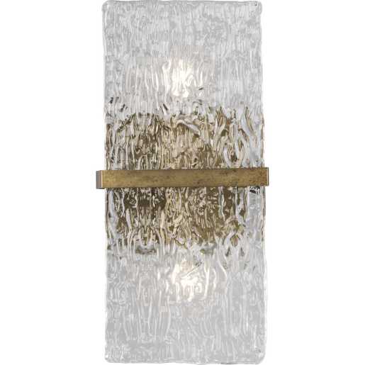 Progress Lighting Chevall Collection Two-Light Wall Sconce Gold Ombre (P710125-204)