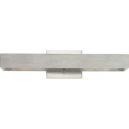 Progress Lighting Boundary Collection Two-Light Wall Bracket Fixture Brushed Nickel (P710126-009)