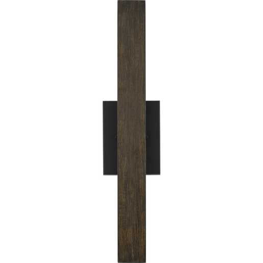 Progress Lighting Boundary Collection Two-Light Wall Bracket Fixture Matte Black (P710126-31M)