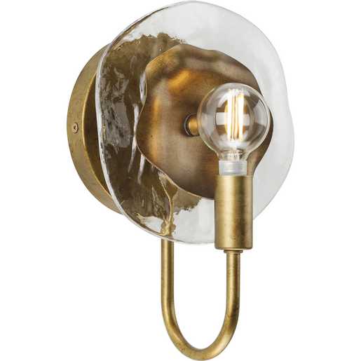 Progress Lighting Loretta Collection One-Light Wall Bracket Fixture Gold Ombre (P710128-204)