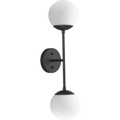 Progress Lighting Haas Collection Two-Light Wall Bracket Fixture Matte Black (P710130-31M)