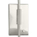 Progress Lighting Cornett Collection One-Light Wall Bracket Fixture Brushed Nickel (P710131-009)