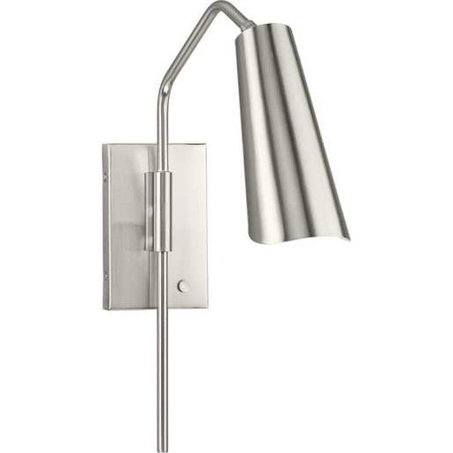 Progress Lighting Cornett Collection One-Light Wall Bracket Fixture Brushed Nickel (P710131-009)