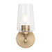 Progress Lighting 94710148177 Celino Collection 1-Light Wall Sconce Champagne Bronze With Clear Glass Shade (P710148-177)