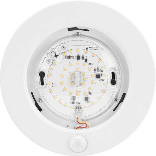 Progress Lighting Standby LED Collection 7.75 Inch LED Photo Sensor Close-To-Ceiling Fixture Satin White (P810041-028-30)