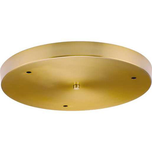 Progress Lighting 15-1/2 Inch Round Canopy Kit For Up To 3 Pendants Brushed Bronze (P8403-109)