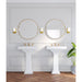 Progress Lighting Adley Collection One-Light Bath And Vanity Fixture Satin Brass (P300465-012)