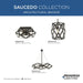Progress Lighting Saucedo Collection Three-Light Flush Mount Clost-To-Ceiling Fixture Architectural Bronze (P350244-129)