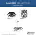 Progress Lighting Saucedo Collection Three-Light Flush Mount Close-To-Ceiling Fixture Matte Black (P350244-31M)