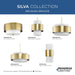 Progress Lighting Silva Collection Three-Light Pendant Brushed Bronze (P500399-109)