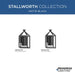 Progress Lighting Stallworth Collection One-Light Wall Lantern Outdoor Fixture Matte Black (P560334-31M)