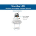 Progress Lighting Standby LED Collection 7.75 Inch LED Photo Sensor Close-To-Ceiling Fixture Satin White (P810041-028-30)