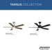 Progress Lighting Tarsus Collection 52 Inch 5-Blade Ceiling Fan Matte Black (P250102-31M-CS)