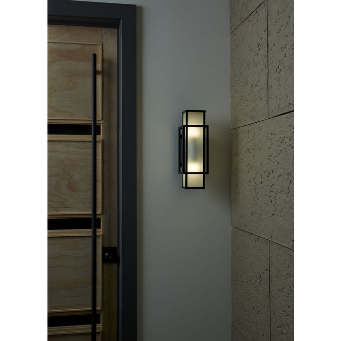 Progress Lighting Unison Collection Two-Light Wall Lantern Outdoor Fixture Matte Black (P560356-31M)