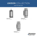 Progress Lighting Unison Collection One-Light Hanging Lantern Outdoor Fixture Matte Black (P550141-31M)