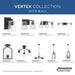 Progress Lighting Vertex Collection Three-Light Bath And Vanity Fixture Matte Black (P300459-31M)