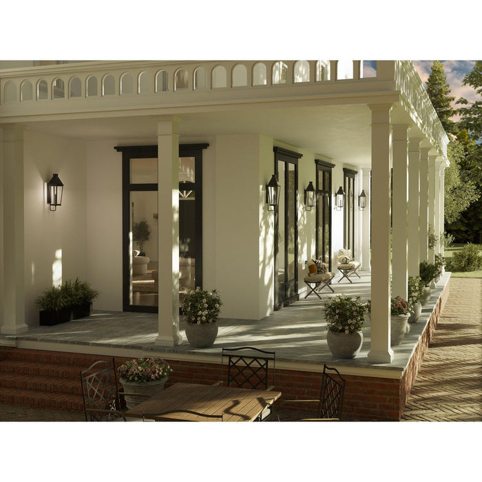 Progress Lighting Richmond Hill Collection One-Light Wall Lantern Outdoor Fixture Black (P560346-031)