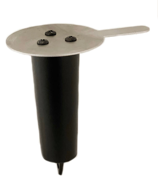 North American Signal Company Thin Black Handle 1.25 Inch Diameter For Traffic Cones Metal Plate On Top (PS-HDL2)