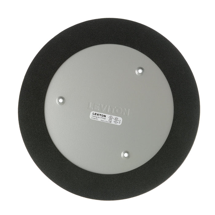 Leviton Abandonment Floor Plate For Poke-Through Device Gray (PT5AB-GY)