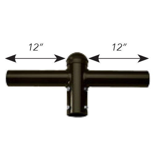 Westgate Manufacturing Pole Tenon Adapter For 2 Fixture At 180 Degrees (PTA-2180)