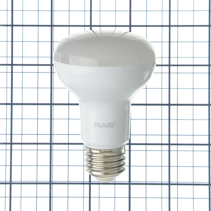 RAB R20 11W 75W Equivalent 940Lm E26 Base 80 CRI 4000K Dimmable Plastic 120V (R20-11-E26-840-DIM)