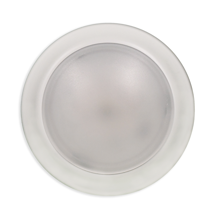 GM Lighting R6 Series 6 Inch Low Profile Disk Surface Mount Downlight 120VAC 15W 830Lm 2700K 90 CRI White (R6-2790-WH)